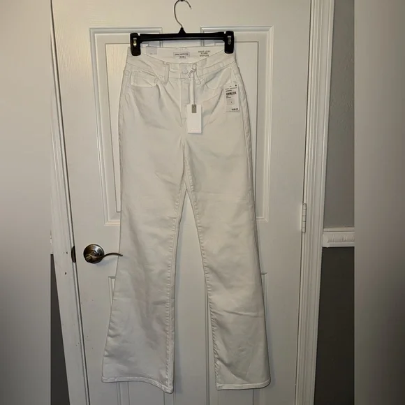 NWT Good American White Good Legs Flare Jeans - Picture 5 of 12